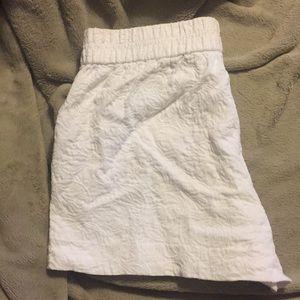JCrew White Shorts